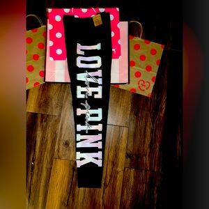 NEW VS PINK SIZE XL PASTEL TIE-DYE WATERCOLOR HIGH WAIST LEGGING.